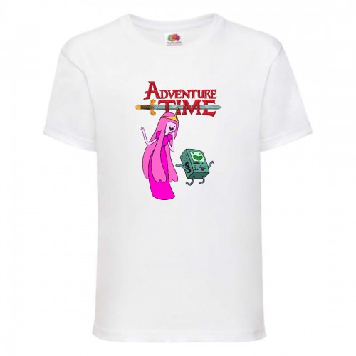 Футболка детская Время Приключений 0025 (Adventure Time) белая (ADT wh 0025) 128 см Футболка детская Время Приключений 0025 (Adventure Time) белая (ADT wh 0025) 128 см