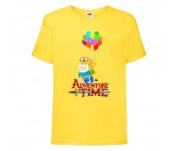 Футболка детская Время Приключений 001 (Adventure Time) желтая (ADT yel 001) 104 см Футболка детская Время Приключений 001 (Adventure Time) желтая (ADT yel 001) 104 см