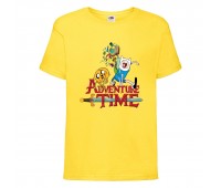 Футболка детская Время Приключений 002 (Adventure Time) желтая (ADT yel 002) 104 см Футболка детская Время Приключений 002 (Adventure Time) желтая (ADT yel 002) 104 см
