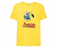 Футболка детская Время Приключений 004 (Adventure Time) желтая (ADT yel 004) 104 см Футболка детская Время Приключений 004 (Adventure Time) желтая (ADT yel 004) 104 см