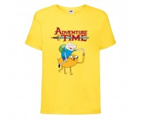 Футболка детская Время Приключений 0010 (Adventure Time) желтая (ADT yel 0010) 104 см Футболка детская Время Приключений 0010 (Adventure Time) желтая (ADT yel 0010) 104 см