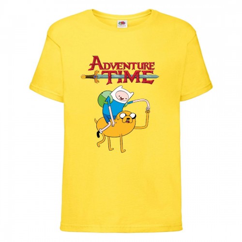 Футболка детская Время Приключений 0010 (Adventure Time) желтая (ADT yel 0010) 152 см Футболка детская Время Приключений 0010 (Adventure Time) желтая (ADT yel 0010) 152 см