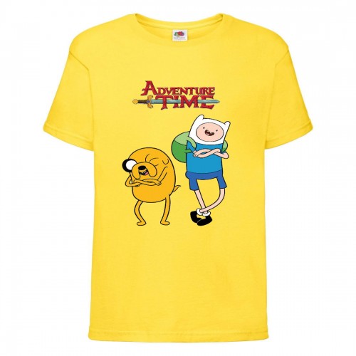 Футболка детская Время Приключений 0013 (Adventure Time) желтая (ADT yel 0013) 116 см Футболка детская Время Приключений 0013 (Adventure Time) желтая (ADT yel 0013) 116 см
