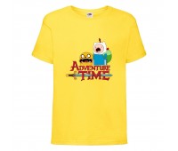 Футболка детская Время Приключений 0014 (Adventure Time) желтая (ADT yel 0014) 104 см Футболка детская Время Приключений 0014 (Adventure Time) желтая (ADT yel 0014) 104 см