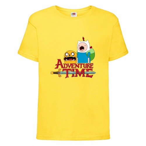 Футболка детская Время Приключений 0014 (Adventure Time) желтая (ADT yel 0014) 140 см Футболка детская Время Приключений 0014 (Adventure Time) желтая (ADT yel 0014) 140 см