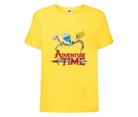 Футболка детская Время Приключений 0015 (Adventure Time) желтая (ADT yel 0015) 104 см Футболка детская Время Приключений 0015 (Adventure Time) желтая (ADT yel 0015) 104 см