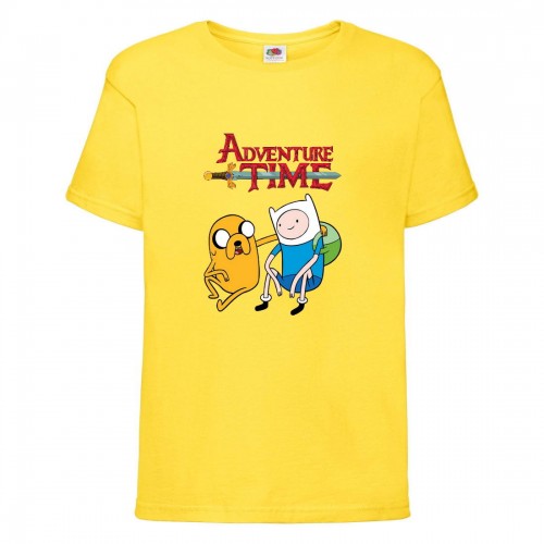 Футболка детская Время Приключений 0018 (Adventure Time) желтая (ADT yel 0018) 164 см Футболка детская Время Приключений 0018 (Adventure Time) желтая (ADT yel 0018) 164 см