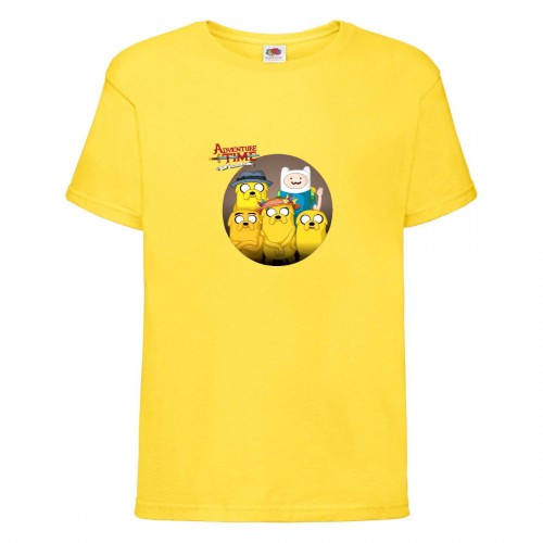 Футболка детская Время Приключений 0019 (Adventure Time) желтая (ADT yel 0019) 140 см Футболка детская Время Приключений 0019 (Adventure Time) желтая (ADT yel 0019) 140 см