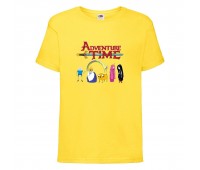 Футболка детская Время Приключений 0022 (Adventure Time) желтая (ADT yel 0022) 104 см Футболка детская Время Приключений 0022 (Adventure Time) желтая (ADT yel 0022) 104 см