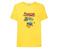 Футболка детская Время Приключений 0023 (Adventure Time) желтая (ADT yel 0023) 104 см Футболка детская Время Приключений 0023 (Adventure Time) желтая (ADT yel 0023) 104 см