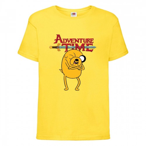 Футболка детская Время Приключений 0024 (Adventure Time) желтая (ADT yel 0024) 140 см Футболка детская Время Приключений 0024 (Adventure Time) желтая (ADT yel 0024) 140 см