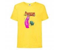 Футболка детская Время Приключений 0025 (Adventure Time) желтая (ADT yel 0025) 104 см Футболка детская Время Приключений 0025 (Adventure Time) желтая (ADT yel 0025) 104 см
