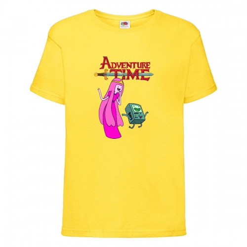 Футболка детская Время Приключений 0025 (Adventure Time) желтая (ADT yel 0025) 116 см Футболка детская Время Приключений 0025 (Adventure Time) желтая (ADT yel 0025) 116 см