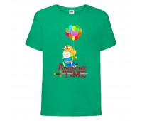 Футболка детская Время Приключений 001 (Adventure Time) зеленая (ADT grn 001) 104 см Футболка детская Время Приключений 001 (Adventure Time) зеленая (ADT grn 001) 104 см