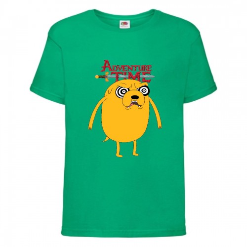 Футболка детская Время Приключений 003 (Adventure Time) зеленая (ADT grn 003) 128 см Футболка детская Время Приключений 003 (Adventure Time) зеленая (ADT grn 003) 128 см