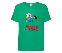 Футболка детская Время Приключений 004 (Adventure Time) зеленая (ADT grn 004) 104 см Футболка детская Время Приключений 004 (Adventure Time) зеленая (ADT grn 004) 104 см