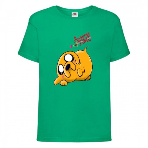 Футболка детская Время Приключений 006 (Adventure Time) зеленая (ADT grn 006) 140 см Футболка детская Время Приключений 006 (Adventure Time) зеленая (ADT grn 006) 140 см