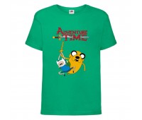Футболка детская Время Приключений 0012 (Adventure Time) зеленая (ADT grn 0012) 104 см Футболка детская Время Приключений 0012 (Adventure Time) зеленая (ADT grn 0012) 104 см