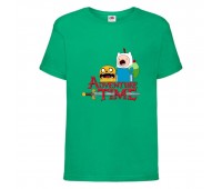 Футболка детская Время Приключений 0014 (Adventure Time) зеленая (ADT grn 0014) 104 см Футболка детская Время Приключений 0014 (Adventure Time) зеленая (ADT grn 0014) 104 см