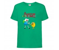 Футболка детская Время Приключений 0017 (Adventure Time) зеленая (ADT grn 0017) 104 см Футболка детская Время Приключений 0017 (Adventure Time) зеленая (ADT grn 0017) 104 см