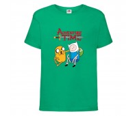 Футболка детская Время Приключений 0018 (Adventure Time) зеленая (ADT grn 0018) 104 см Футболка детская Время Приключений 0018 (Adventure Time) зеленая (ADT grn 0018) 104 см