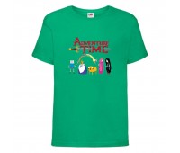 Футболка детская Время Приключений 0022 (Adventure Time) зеленая (ADT grn 0022) 104 см Футболка детская Время Приключений 0022 (Adventure Time) зеленая (ADT grn 0022) 104 см