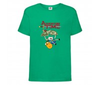 Футболка детская Время Приключений 0023 (Adventure Time) зеленая (ADT grn 0023) 104 см Футболка детская Время Приключений 0023 (Adventure Time) зеленая (ADT grn 0023) 104 см
