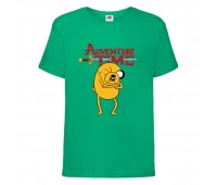 Футболка детская Время Приключений 0024 (Adventure Time) зеленая (ADT grn 0024) 104 см Футболка детская Время Приключений 0024 (Adventure Time) зеленая (ADT grn 0024) 104 см