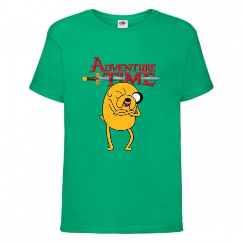 Футболка детская Время Приключений 0024 (Adventure Time) зеленая (ADT grn 0024) 152 см Футболка детская Время Приключений 0024 (Adventure Time) зеленая (ADT grn 0024) 152 см
