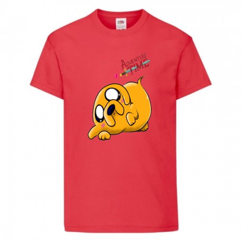 Футболка детская Время Приключений 006 (Adventure Time) красная (ADT rd 006) 152 см Футболка детская Время Приключений 006 (Adventure Time) красная (ADT rd 006) 152 см