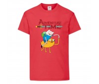 Футболка детская Время Приключений 0010 (Adventure Time) красная (ADT rd 0010) 104 см Футболка детская Время Приключений 0010 (Adventure Time) красная (ADT rd 0010) 104 см
