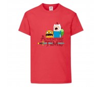 Футболка детская Время Приключений 0014 (Adventure Time) красная (ADT rd 0014) 104 см Футболка детская Время Приключений 0014 (Adventure Time) красная (ADT rd 0014) 104 см