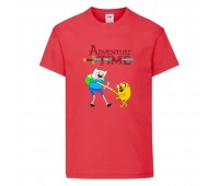 Футболка детская Время Приключений 0017 (Adventure Time) красная (ADT rd 0017) 104 см Футболка детская Время Приключений 0017 (Adventure Time) красная (ADT rd 0017) 104 см