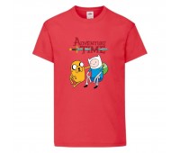 Футболка детская Время Приключений 0018 (Adventure Time) красная (ADT rd 0018) 104 см Футболка детская Время Приключений 0018 (Adventure Time) красная (ADT rd 0018) 104 см