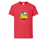 Футболка детская Время Приключений 0019 (Adventure Time) красная (ADT rd 0019) 104 см Футболка детская Время Приключений 0019 (Adventure Time) красная (ADT rd 0019) 104 см