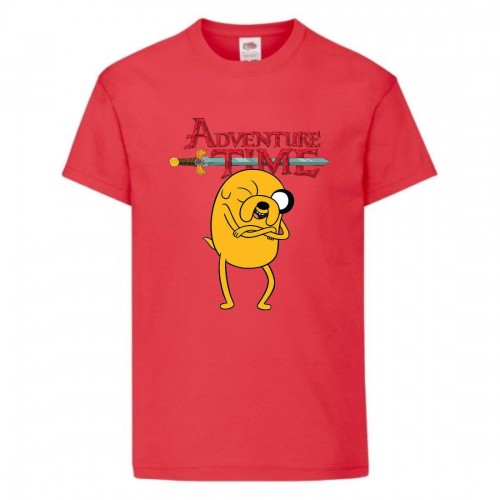Футболка детская Время Приключений 0024 (Adventure Time) красная (ADT rd 0024) 152 см Футболка детская Время Приключений 0024 (Adventure Time) красная (ADT rd 0024) 152 см