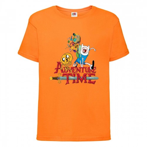 Футболка детская Время Приключений 002 (Adventure Time) оранжевая (ADT orn 002) 152 см Футболка детская Время Приключений 002 (Adventure Time) оранжевая (ADT orn 002) 152 см