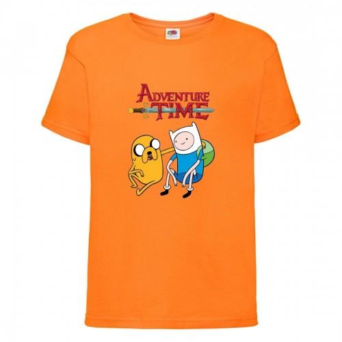 Футболка детская Время Приключений 0018 (Adventure Time) оранжевая (ADT orn 0018) 140 см Футболка детская Время Приключений 0018 (Adventure Time) оранжевая (ADT orn 0018) 140 см