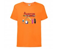 Футболка детская Время Приключений 0022 (Adventure Time) оранжевая (ADT orn 0022) 104 см Футболка детская Время Приключений 0022 (Adventure Time) оранжевая (ADT orn 0022) 104 см