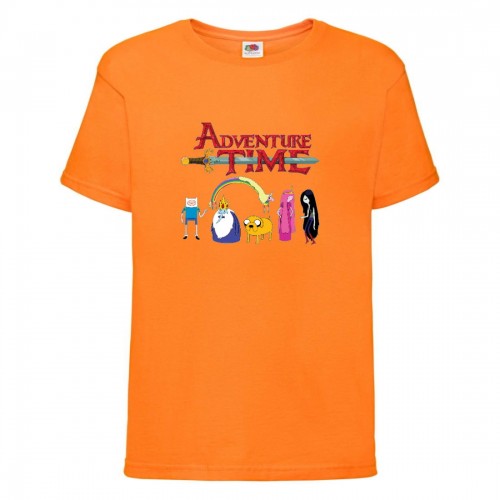 Футболка детская Время Приключений 0022 (Adventure Time) оранжевая (ADT orn 0022) 140 см Футболка детская Время Приключений 0022 (Adventure Time) оранжевая (ADT orn 0022) 140 см