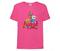 Футболка детская Время Приключений 002 (Adventure Time) розовая (ADT pnc 002) 104 см Футболка детская Время Приключений 002 (Adventure Time) розовая (ADT pnc 002) 104 см