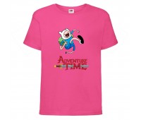 Футболка детская Время Приключений 004 (Adventure Time) розовая (ADT pnc 004) 104 см Футболка детская Время Приключений 004 (Adventure Time) розовая (ADT pnc 004) 104 см