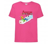 Футболка детская Время Приключений 005 (Adventure Time) розовая (ADT pnc 005) 104 см Футболка детская Время Приключений 005 (Adventure Time) розовая (ADT pnc 005) 104 см