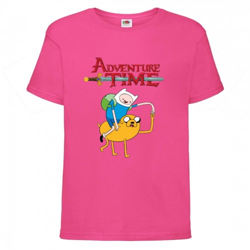 Футболка детская Время Приключений 0010 (Adventure Time) розовая (ADT pnc 0010) 152 см Футболка детская Время Приключений 0010 (Adventure Time) розовая (ADT pnc 0010) 152 см