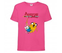 Футболка детская Время Приключений 0012 (Adventure Time) розовая (ADT pnc 0012) 104 см Футболка детская Время Приключений 0012 (Adventure Time) розовая (ADT pnc 0012) 104 см