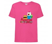 Футболка детская Время Приключений 0014 (Adventure Time) розовая (ADT pnc 0014) 104 см Футболка детская Время Приключений 0014 (Adventure Time) розовая (ADT pnc 0014) 104 см