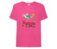 Футболка детская Время Приключений 0015 (Adventure Time) розовая (ADT pnc 0015) 104 см Футболка детская Время Приключений 0015 (Adventure Time) розовая (ADT pnc 0015) 104 см