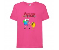 Футболка детская Время Приключений 0017 (Adventure Time) розовая (ADT pnc 0017) 104 см Футболка детская Время Приключений 0017 (Adventure Time) розовая (ADT pnc 0017) 104 см