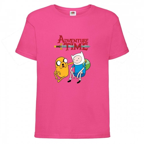 Футболка детская Время Приключений 0018 (Adventure Time) розовая (ADT pnc 0018) 128 см Футболка детская Время Приключений 0018 (Adventure Time) розовая (ADT pnc 0018) 128 см