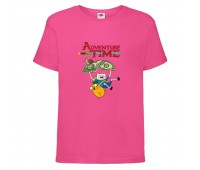 Футболка детская Время Приключений 0023 (Adventure Time) розовая (ADT pnc 0023) 104 см Футболка детская Время Приключений 0023 (Adventure Time) розовая (ADT pnc 0023) 104 см